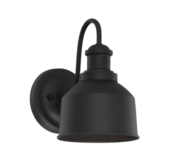 Meridian - M50046BK - One Light Outdoor Wall Sconce - Moutd - Matte Black