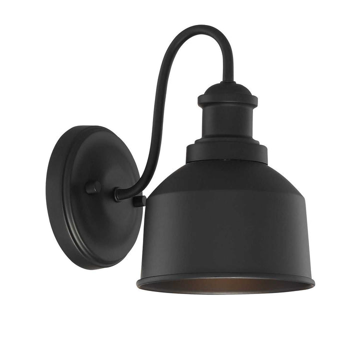 Meridian - M50046BK - One Light Outdoor Wall Sconce - Moutd - Matte Black