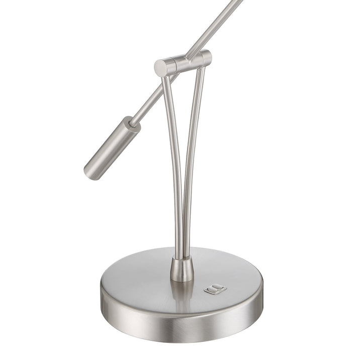 Lahoya LED Desk Lamp in Satin Nickel Kendal Canada