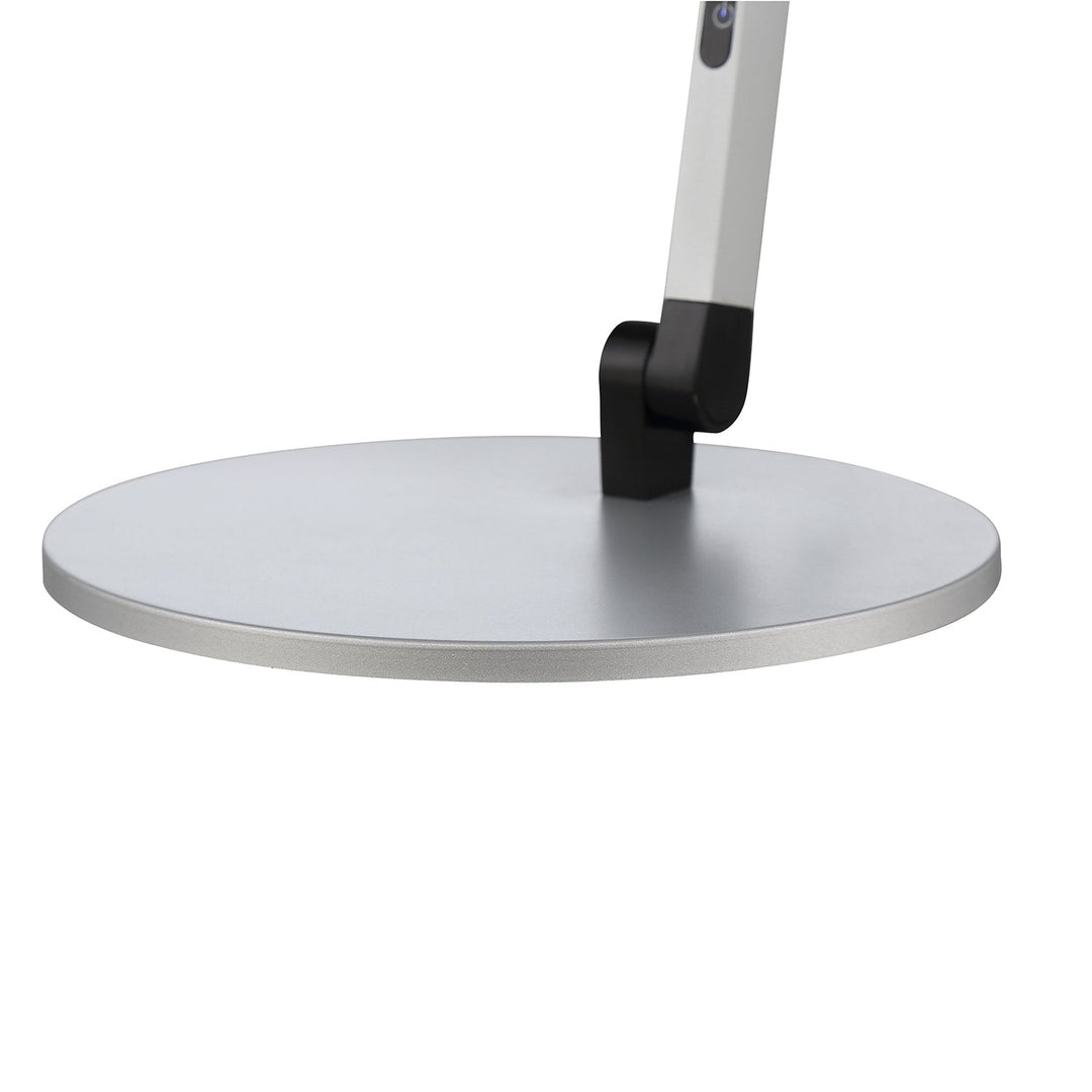 Lumens LED Desk Lamp in Black & Silver Kendal Canada