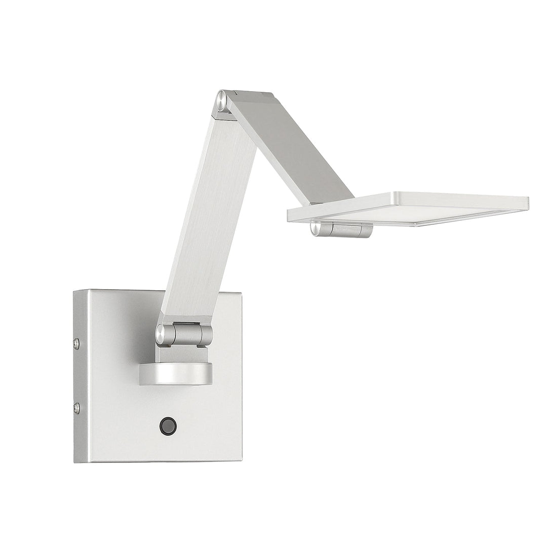 Flip LED Swing Arm Wall Lamp in Aluminum Kendal Canada