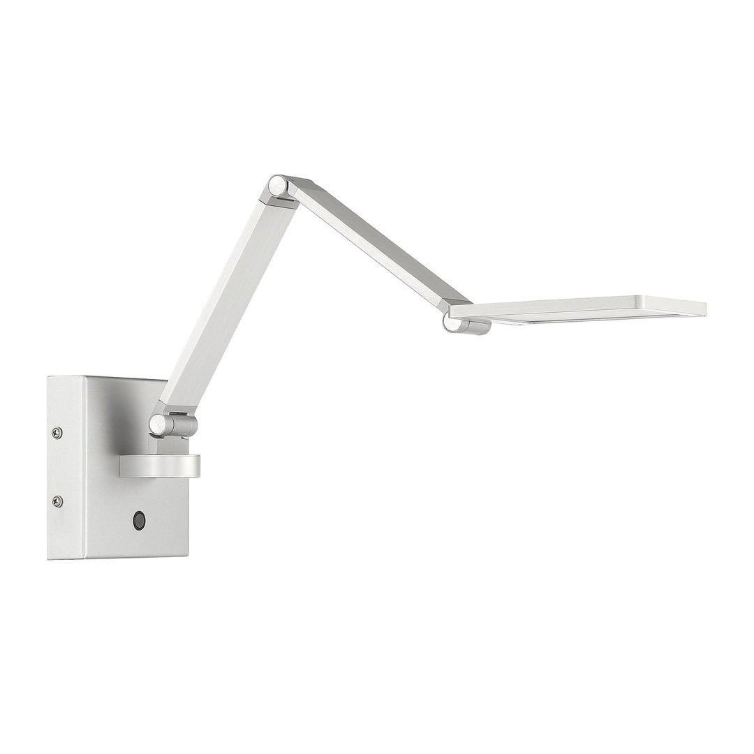Flip LED Swing Arm Wall Lamp in Aluminum Kendal Canada