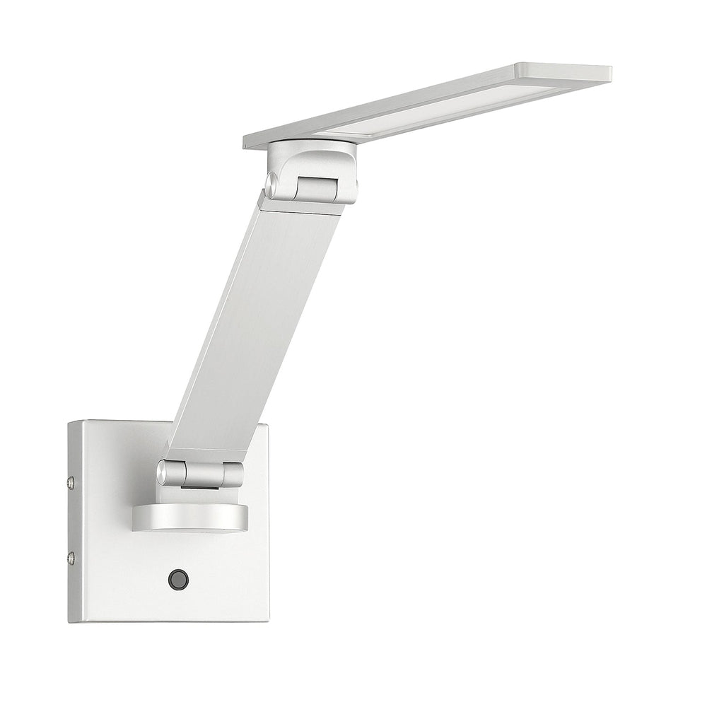 Arc LED Swing Arm Wall Lamp in Aluminum Kendal Canada