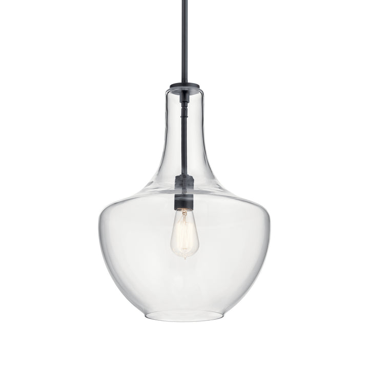 Kichler Canada - 42046BK - One Light Pendant - Everly - Black