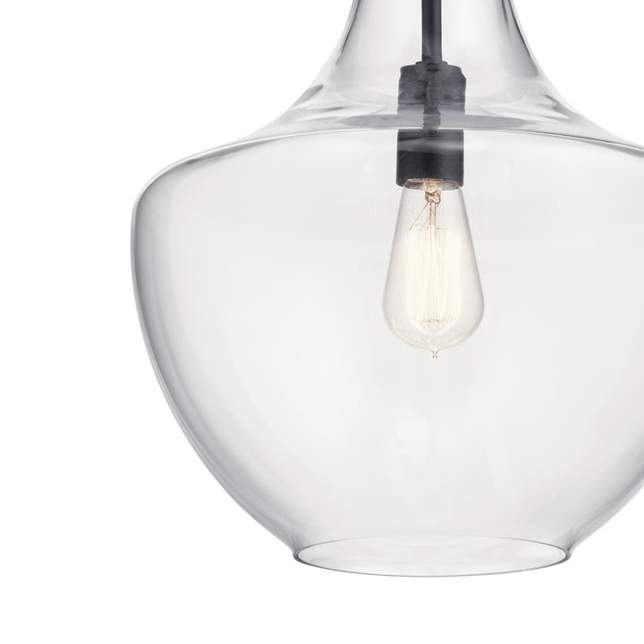 Kichler Canada - 42046BK - One Light Pendant - Everly - Black