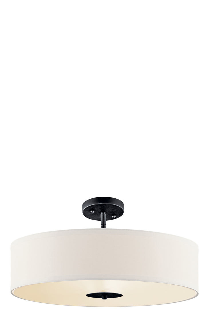Kichler Canada - 42121BK - Three Light Pendant/Semi Flush - Black