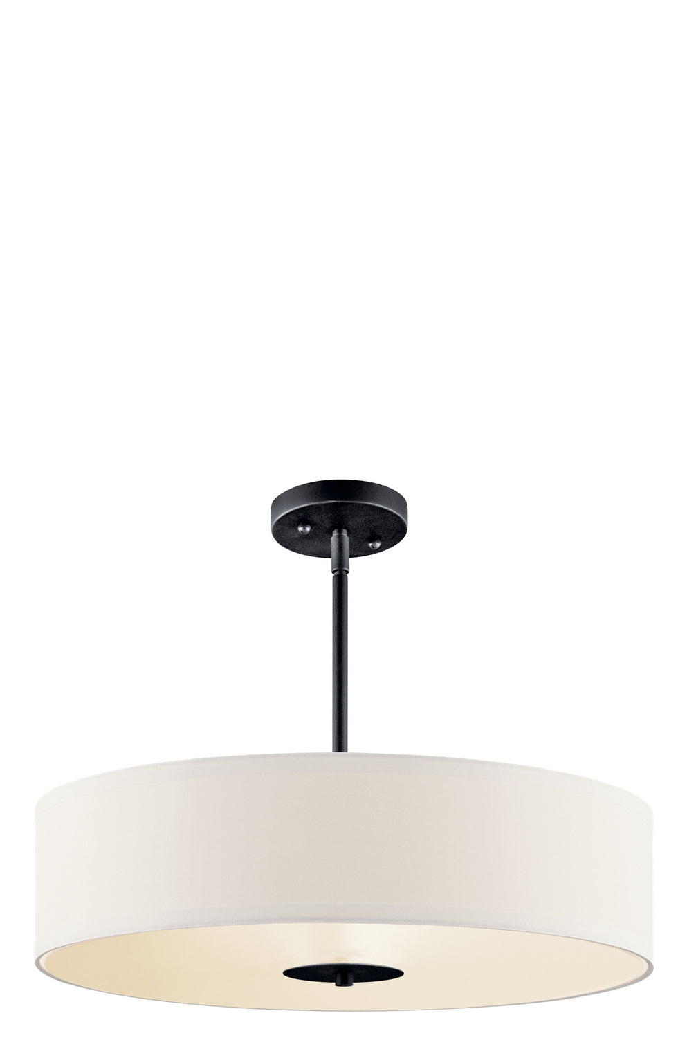 Kichler Canada - 42121BK - Three Light Pendant/Semi Flush - Black