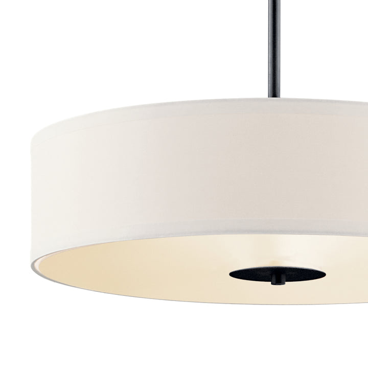 Kichler Canada - 42121BK - Three Light Pendant/Semi Flush - Black