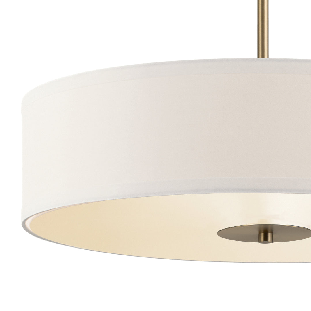 Kichler Canada - 42121CLZ - Three Light Pendant/Semi Flush - Classic Bronze