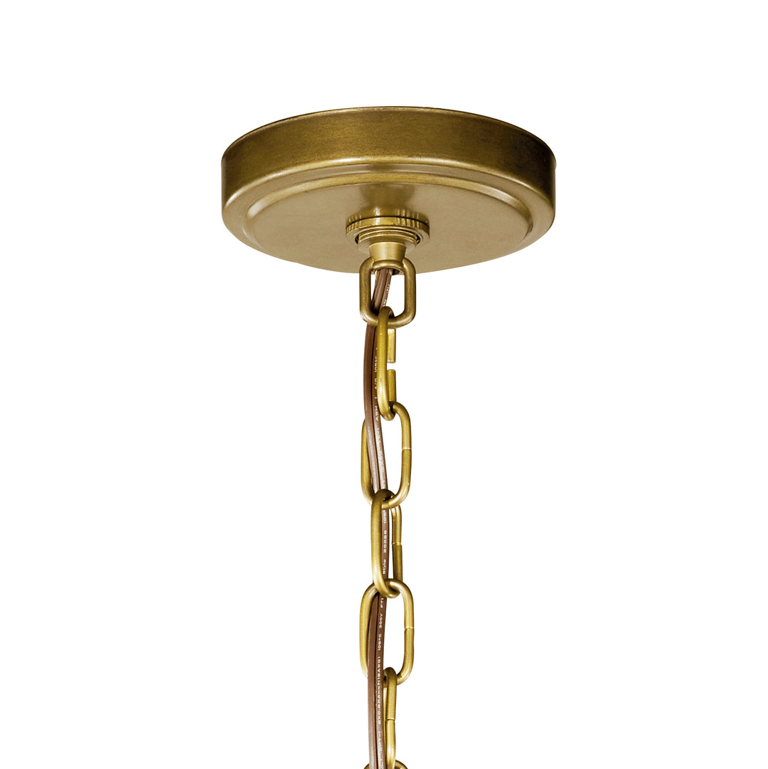 Kichler Canada - 42138NBR - Four Light Foyer Pendant - Voleta - Natural Brass