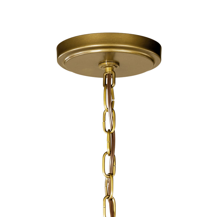 Kichler Canada - 42139NBR - Six Light Foyer Chandelier - Voleta - Natural Brass