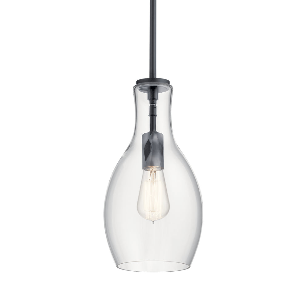 Kichler Canada - 42456BK - One Light Pendant - Everly - Black