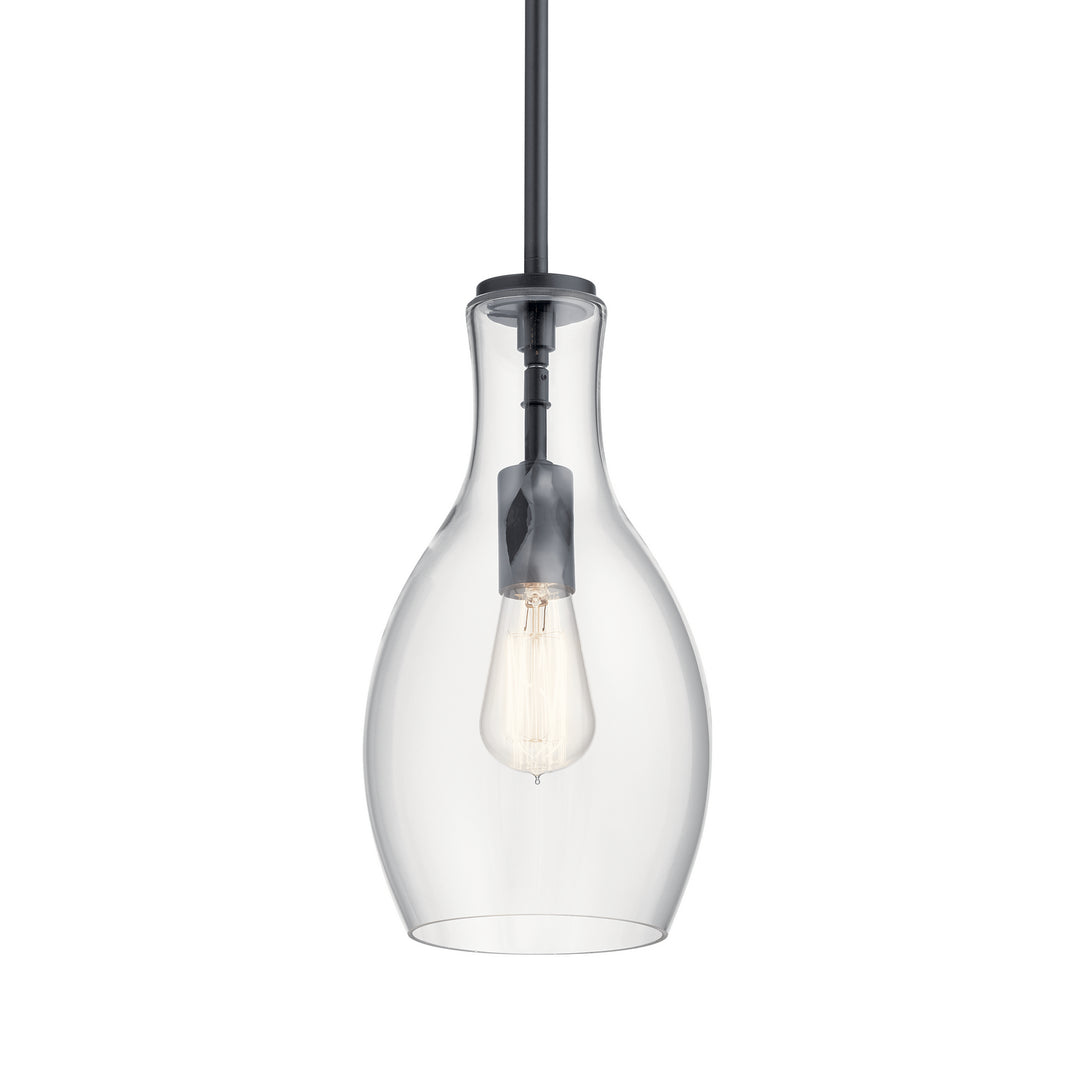 Kichler Canada - 42456BK - One Light Pendant - Everly - Black