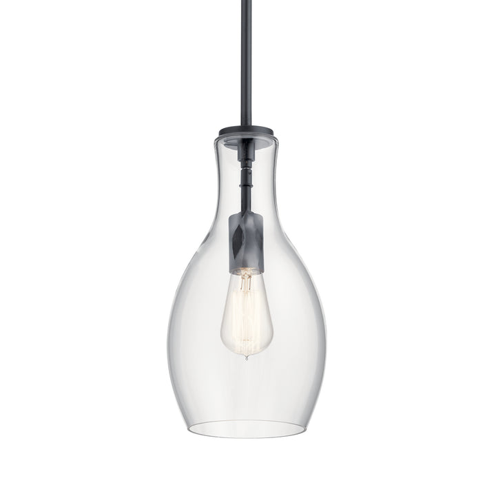 Kichler Canada - 42456BK - One Light Pendant - Everly - Black