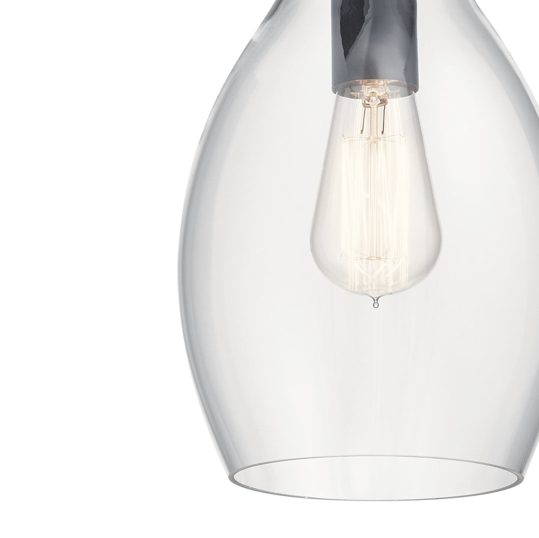Kichler Canada - 42456BK - One Light Pendant - Everly - Black