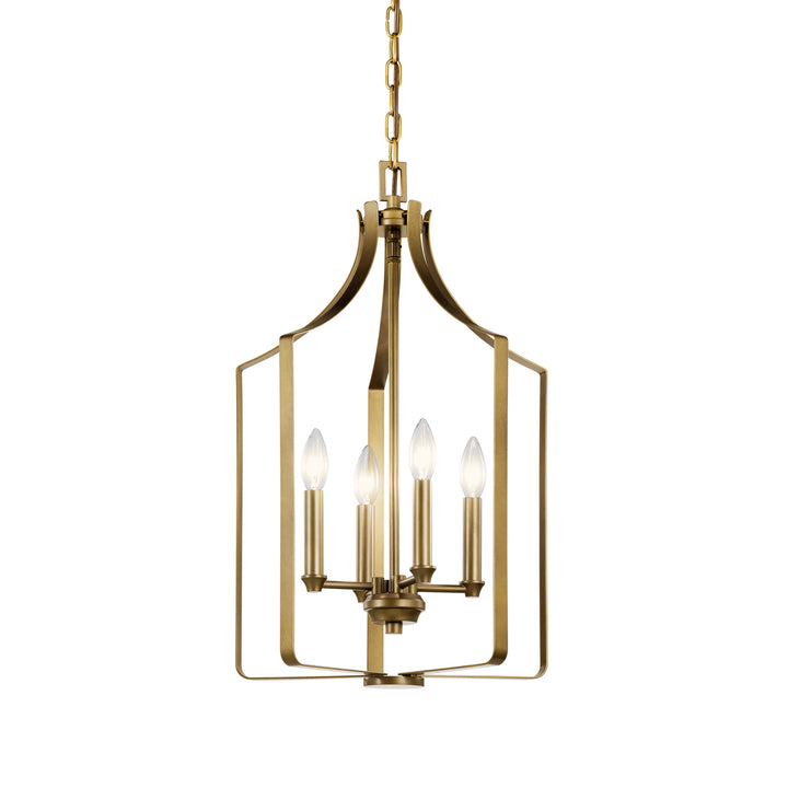 Kichler Canada - 42496NBR - Four Light Mini Chandelier - Morrigan - Natural Brass