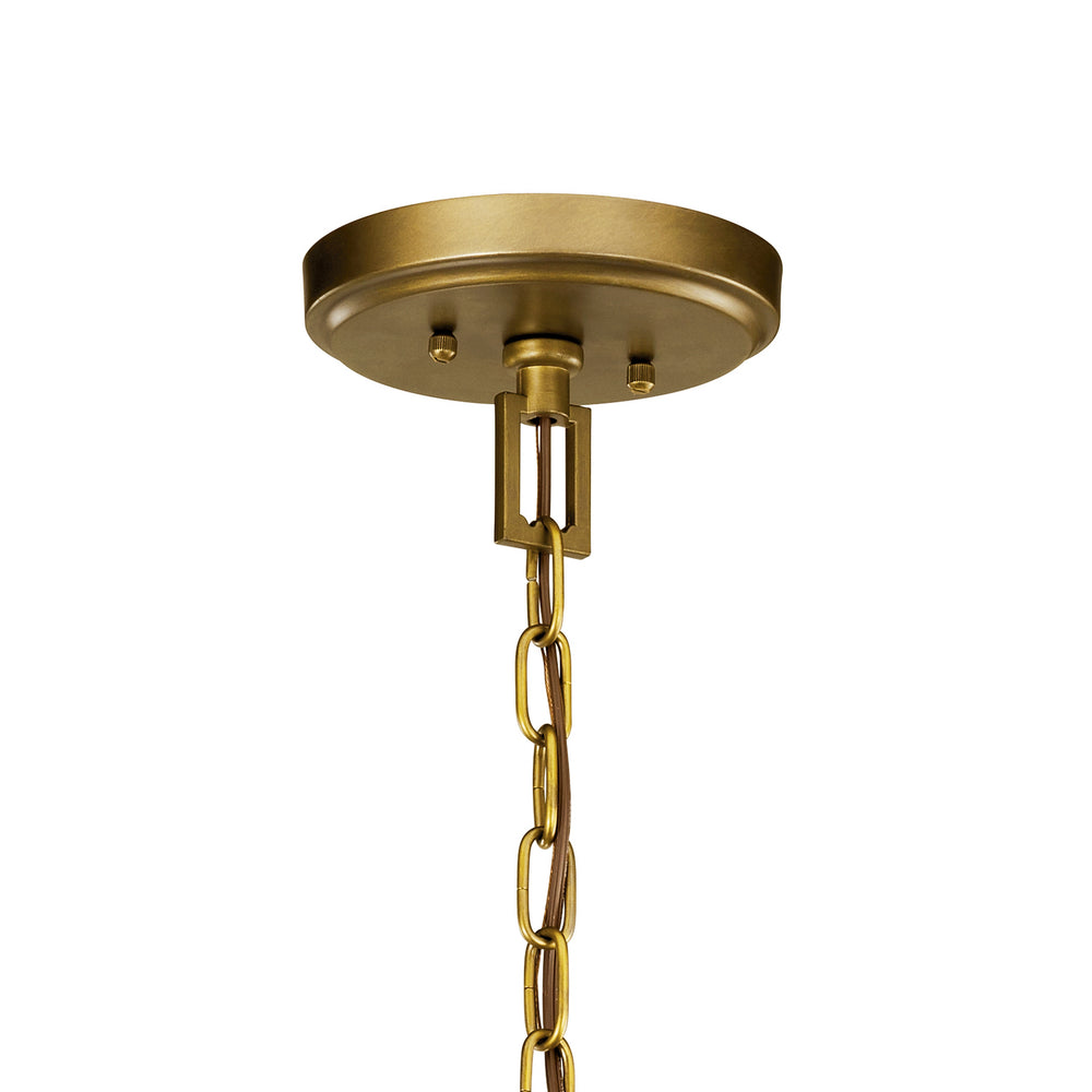 Kichler Canada - 42498NBR - Eight Light Foyer Chandelier - Morrigan - Natural Brass
