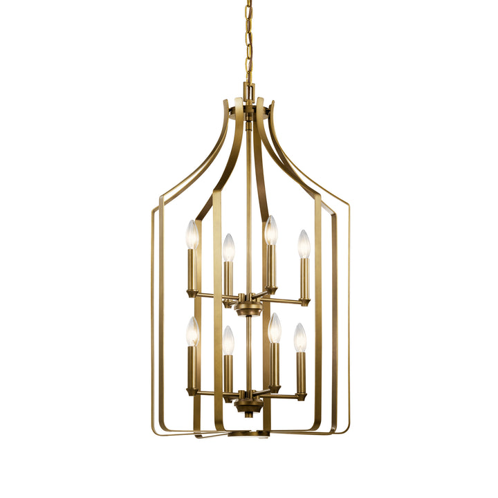 Kichler Canada - 42498NBR - Eight Light Foyer Chandelier - Morrigan - Natural Brass
