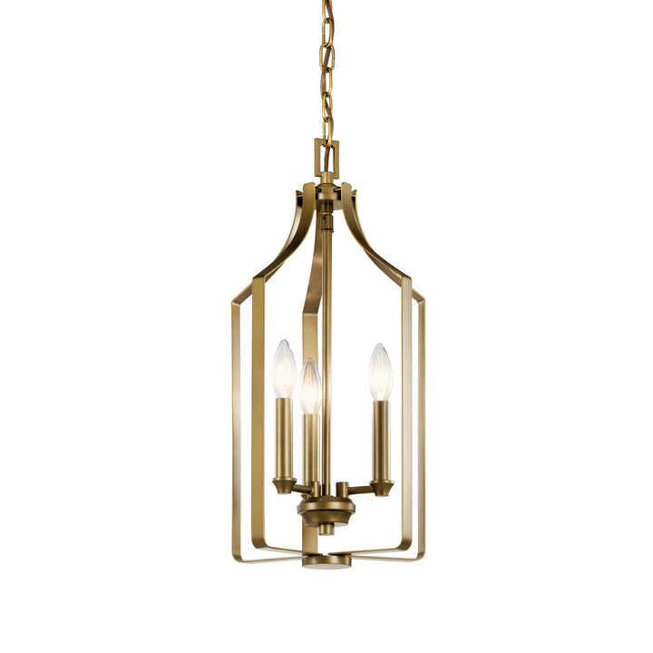 Kichler Canada - 42499NBR - Three Light Pendant - Morrigan - Natural Brass