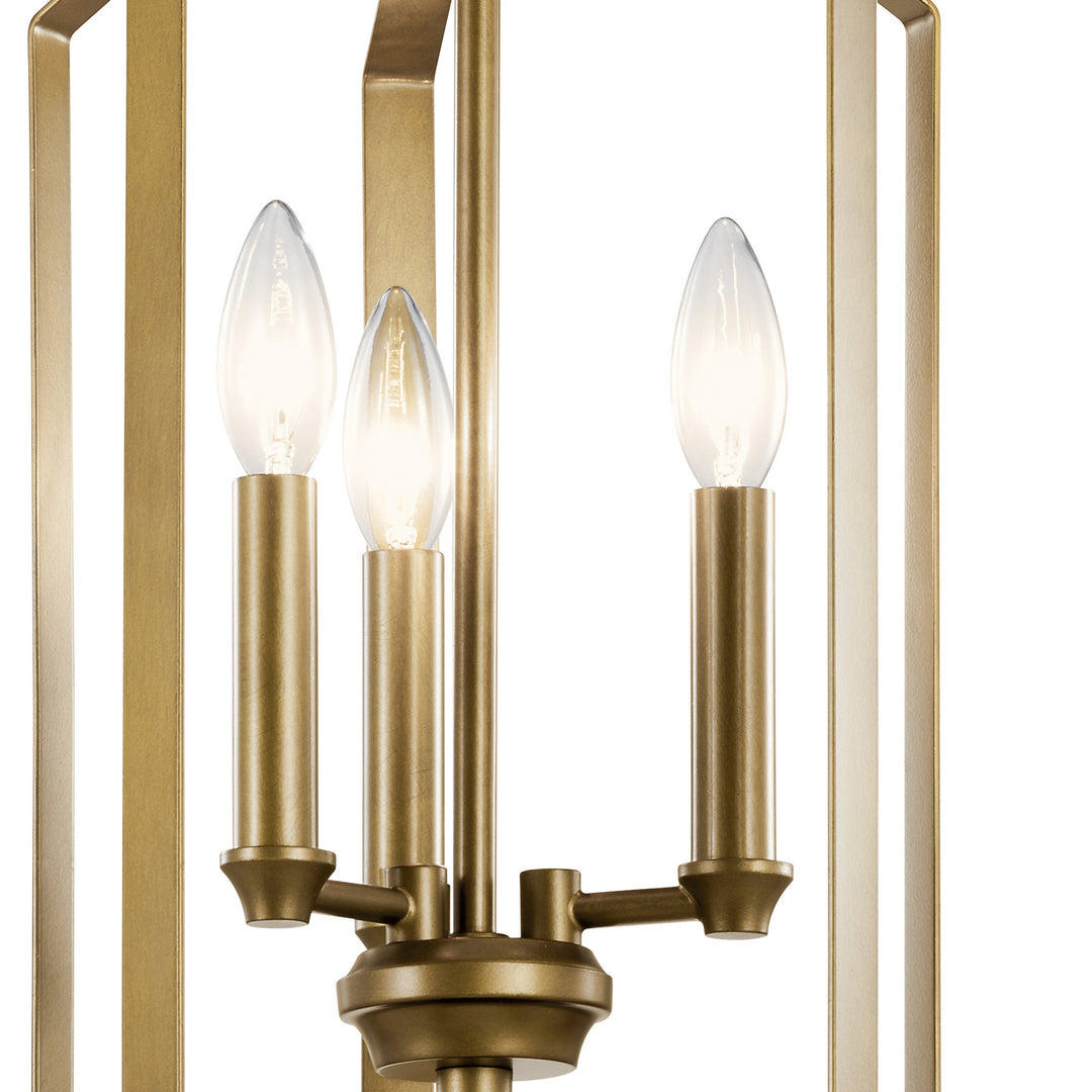 Kichler Canada - 42499NBR - Three Light Pendant - Morrigan - Natural Brass