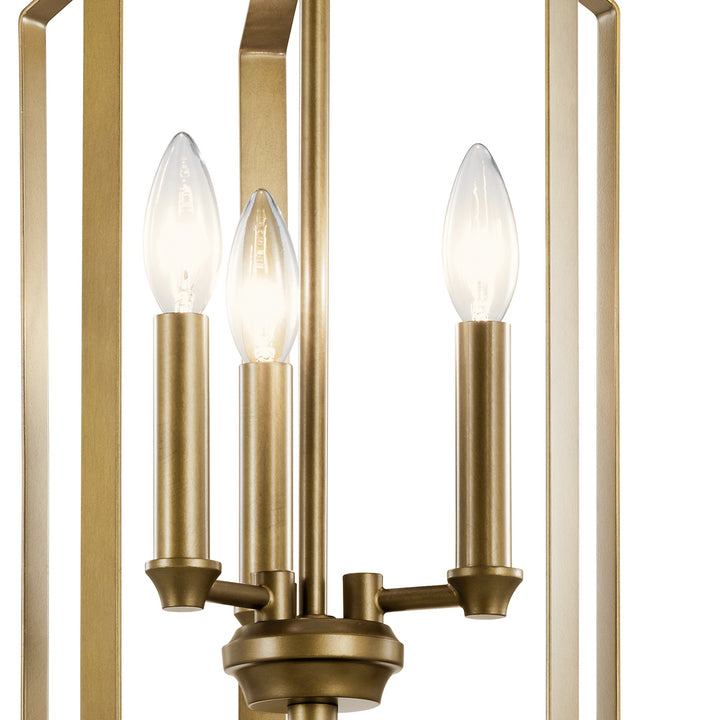 Kichler Canada - 42499NBR - Three Light Pendant - Morrigan - Natural Brass