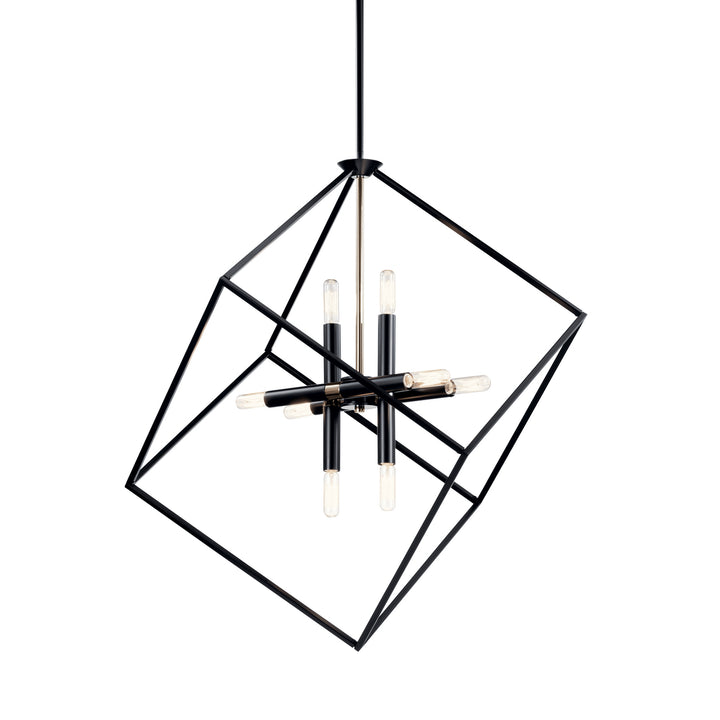Kichler Canada - 42526BK - Eight Light Chandelier - Cartone - Black