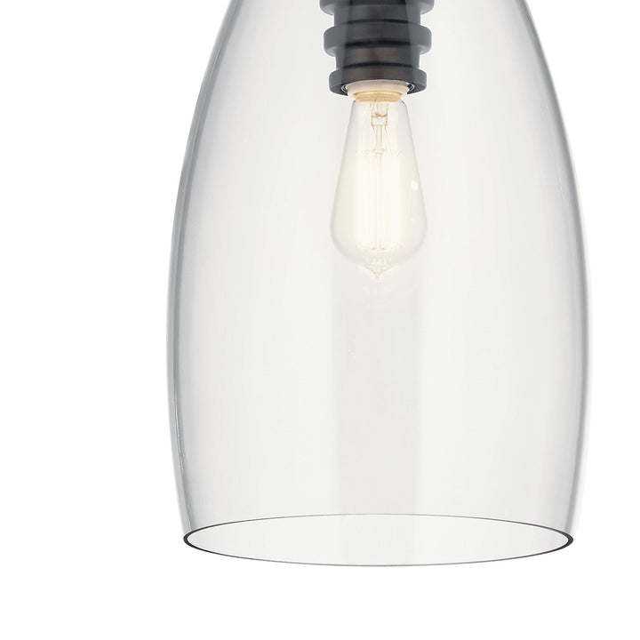 Kichler Canada - 43090BK - One Light Pendant - Lakum - Black