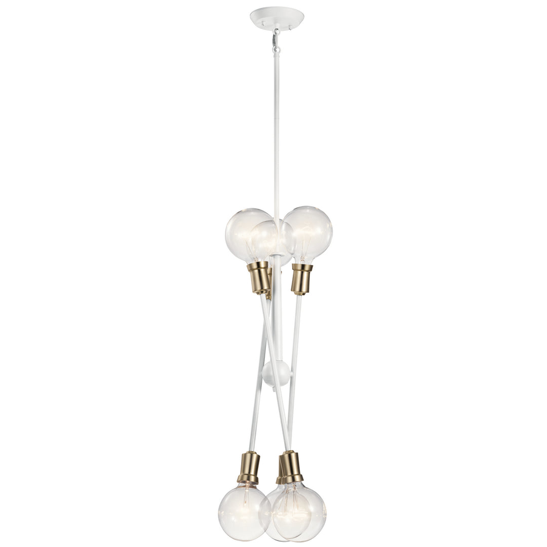 Kichler Canada - 43095WH - Six Light Chandelier - Armstrong - White