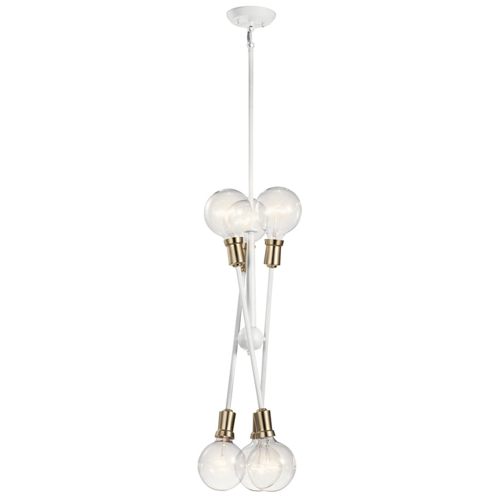 Kichler Canada - 43095WH - Six Light Chandelier - Armstrong - White