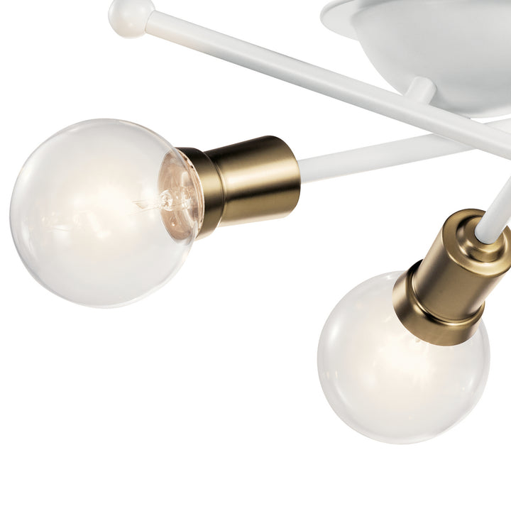 Kichler Canada - 43196WH - Three Light Flush Mount - Armstrong - White