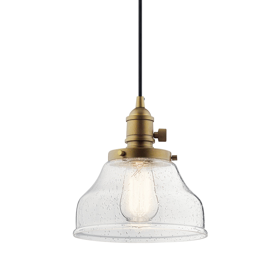 Kichler Canada - 43850NBR - One Light Mini Pendant - Avery - Natural Brass
