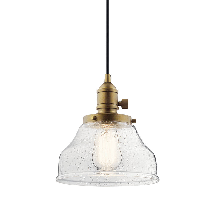 Kichler Canada - 43850NBR - One Light Mini Pendant - Avery - Natural Brass