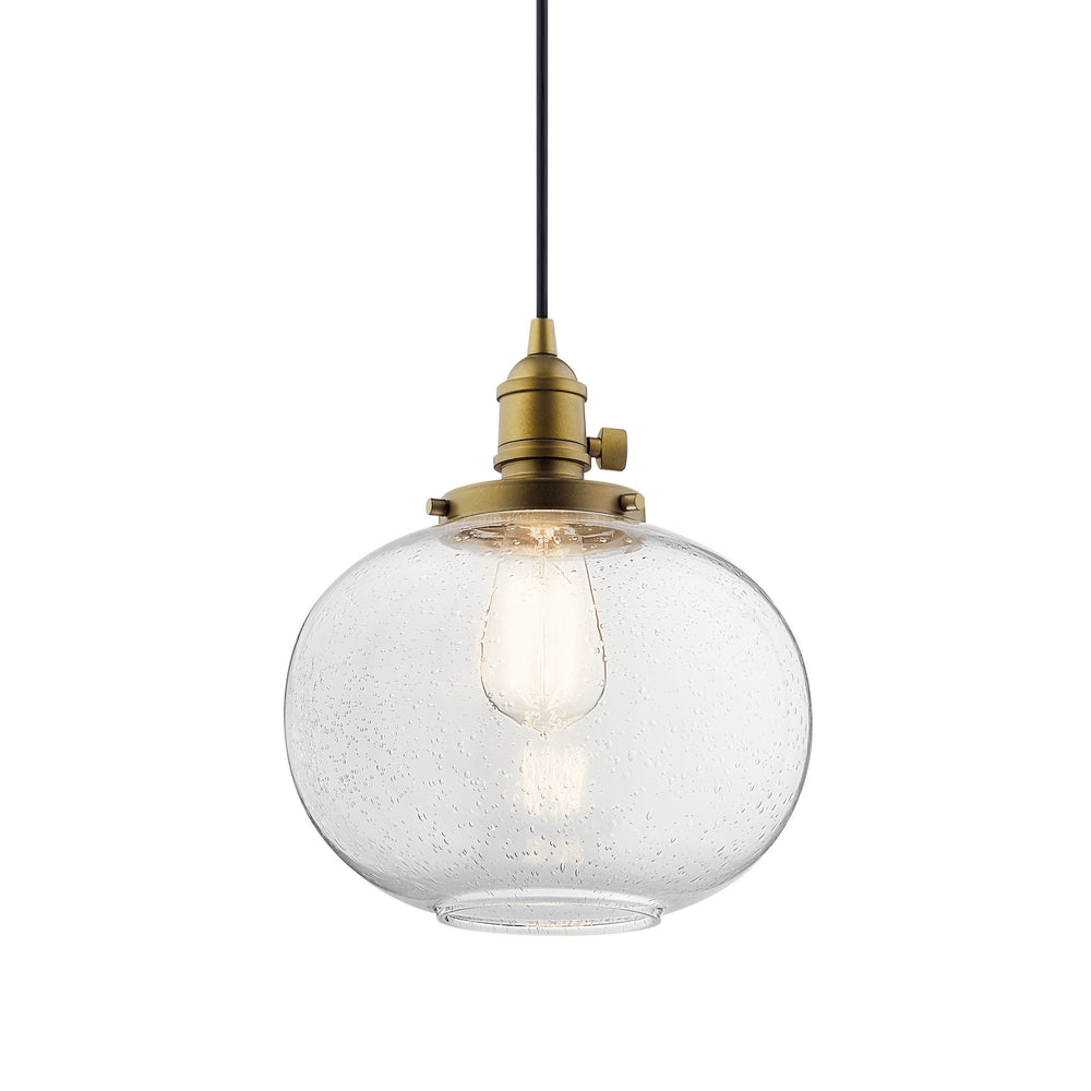 Kichler Canada - 43852NBR - One Light Mini Pendant - Avery - Natural Brass