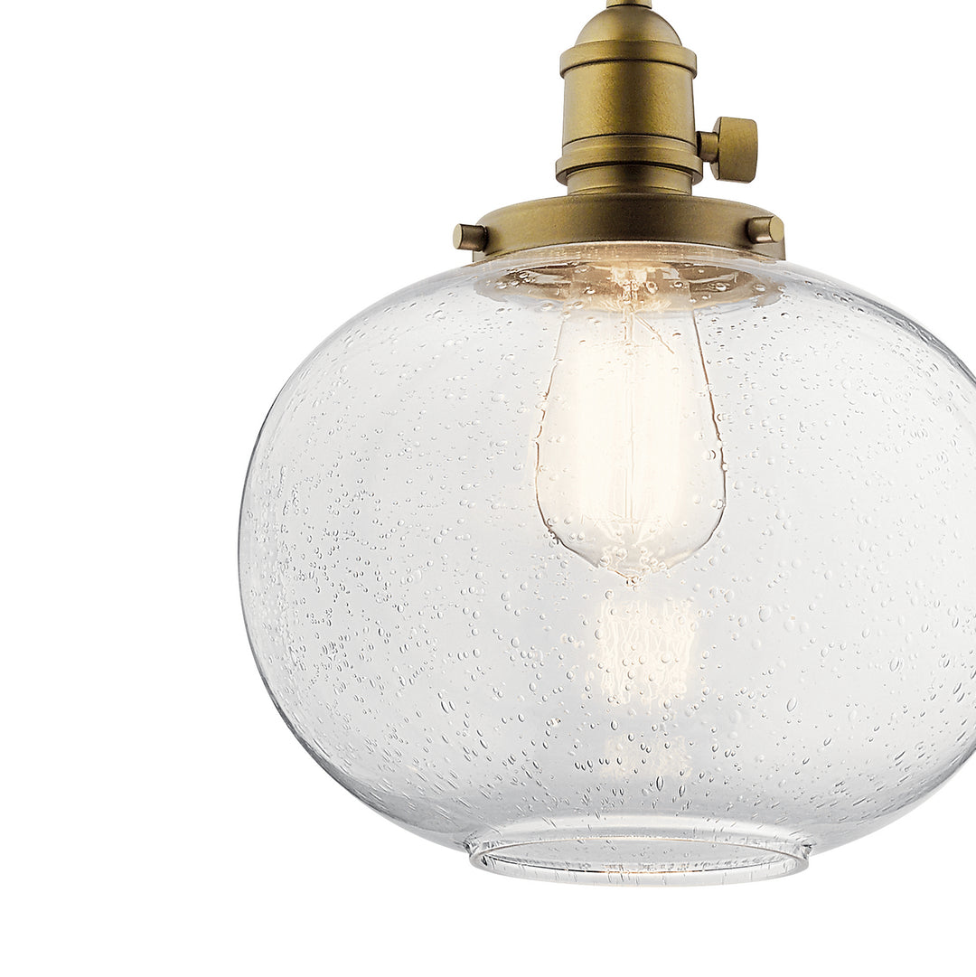 Kichler Canada - 43852NBR - One Light Mini Pendant - Avery - Natural Brass
