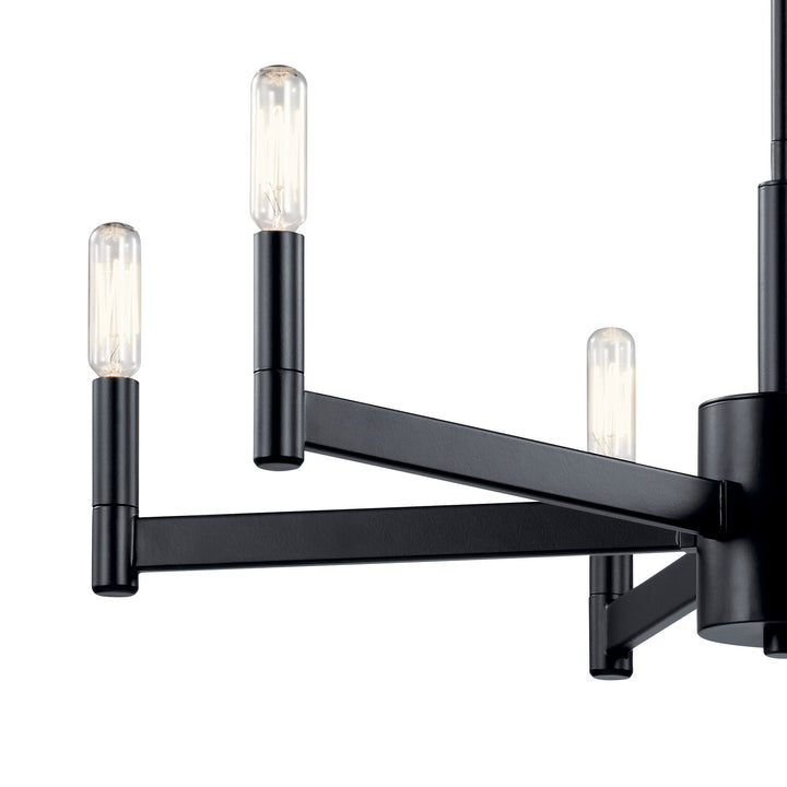 Kichler Canada - 43859BK - Six Light Chandelier - Erzo - Black