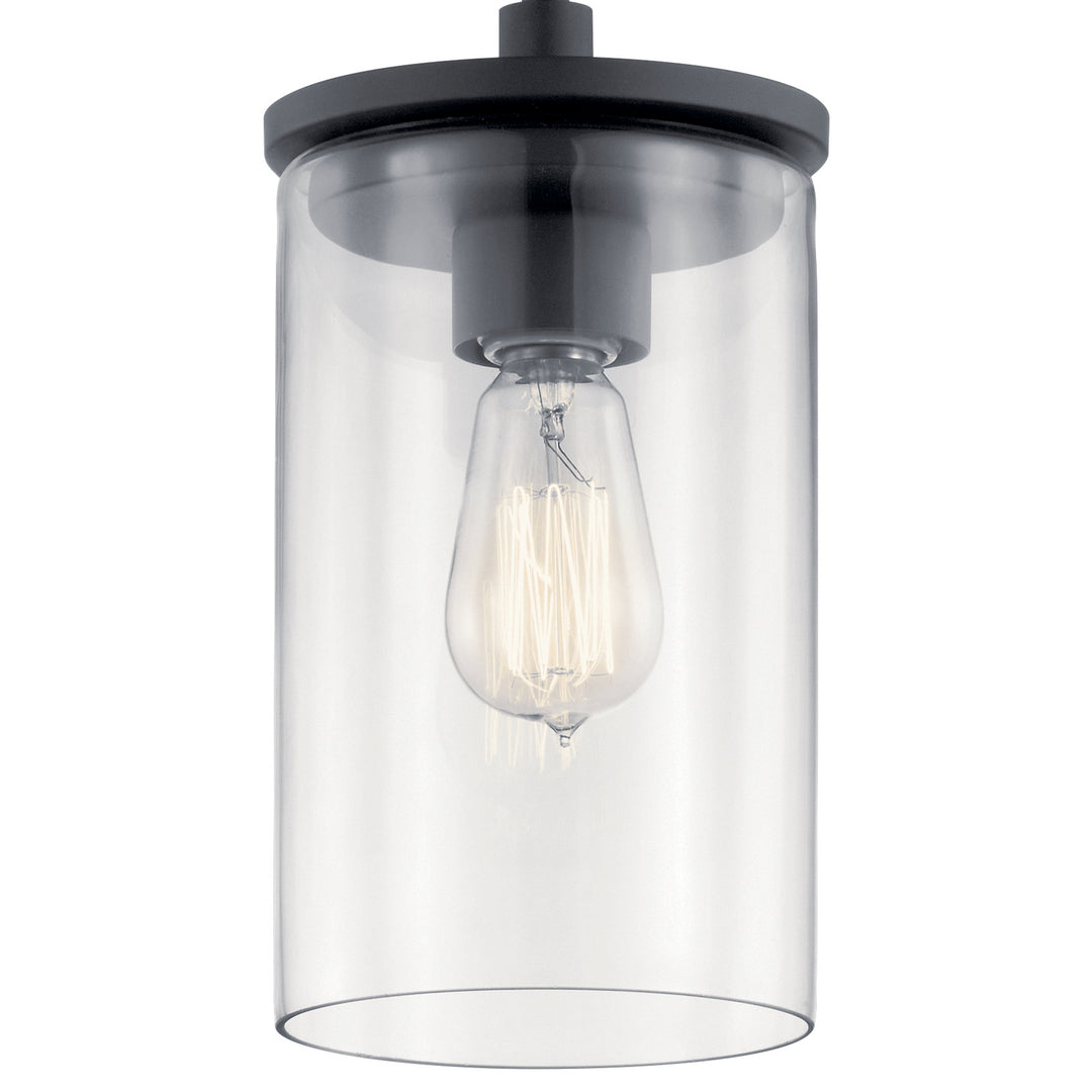 Kichler Canada - 43996BK - One Light Mini Pendant - Crosby - Black