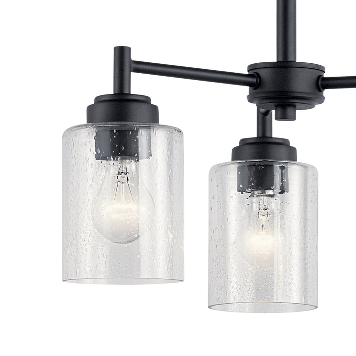 Kichler Canada - 44029BK - Three Light Mini Chandelier - Winslow - Black