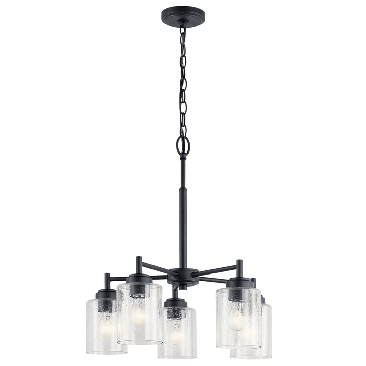 Kichler Canada - 44030BK - Five Light Chandelier - Winslow - Black