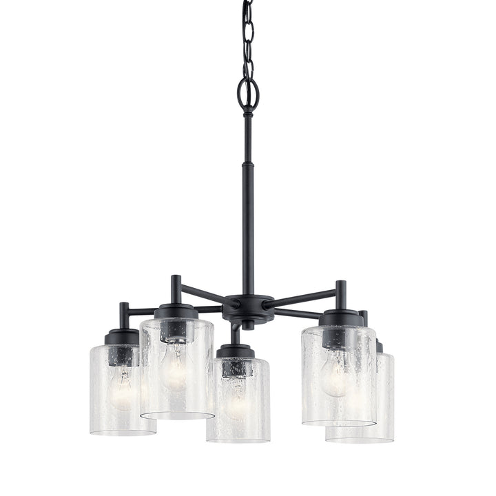 Kichler Canada - 44030BK - Five Light Chandelier - Winslow - Black