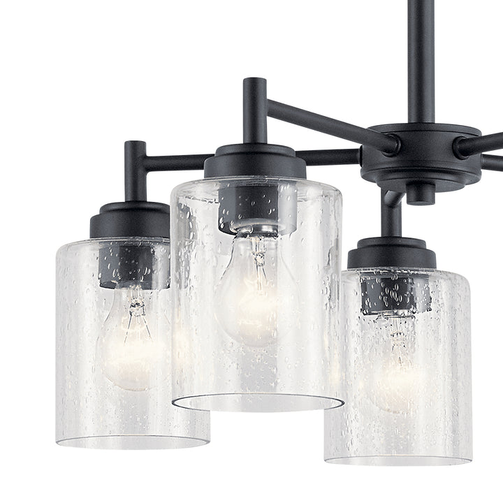 Kichler Canada - 44030BK - Five Light Chandelier - Winslow - Black