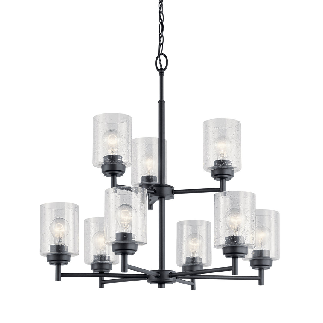 Kichler Canada - 44031BK - Nine Light Chandelier - Winslow - Black