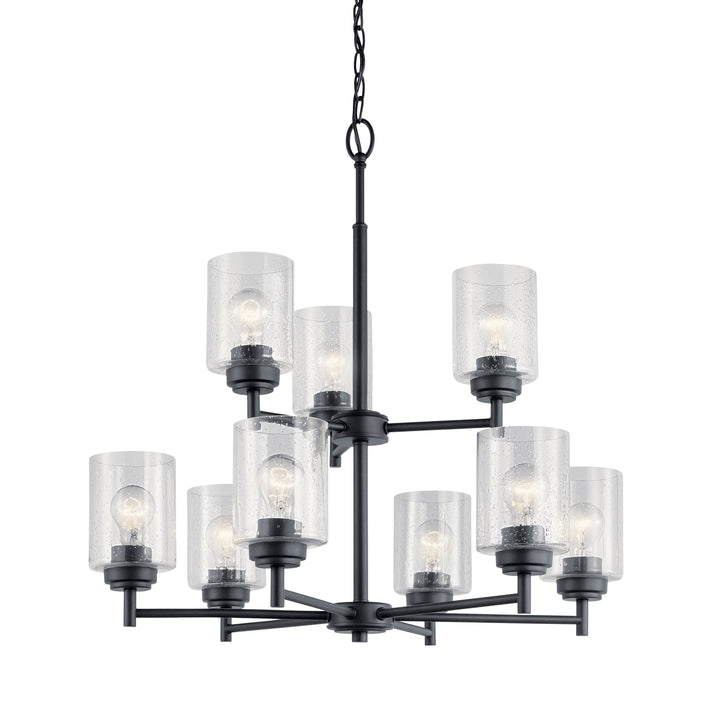 Kichler Canada - 44031BK - Nine Light Chandelier - Winslow - Black