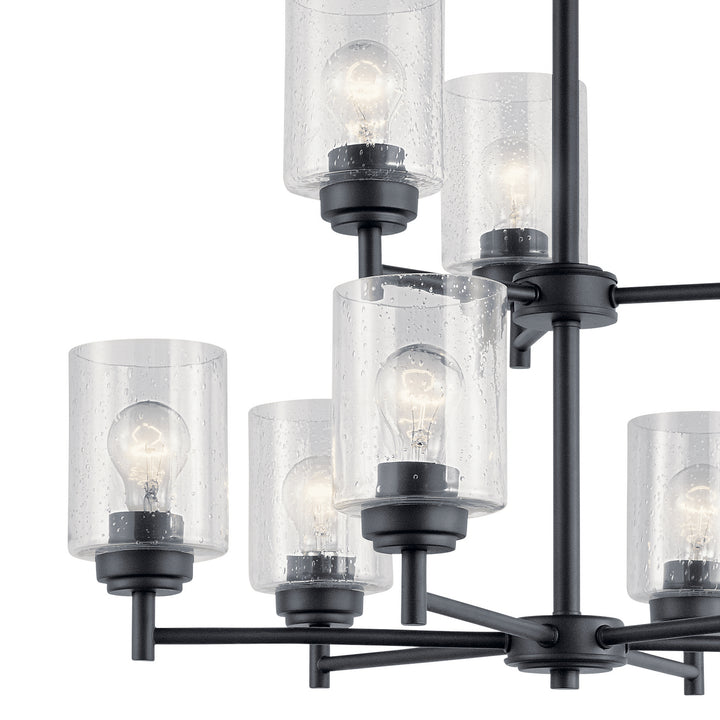 Kichler Canada - 44031BK - Nine Light Chandelier - Winslow - Black
