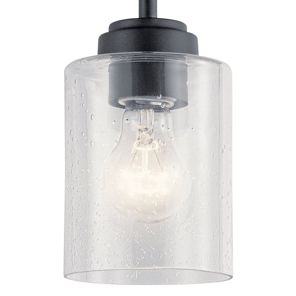 Kichler Canada - 44032BK - One Light Mini Pendant - Winslow - Black