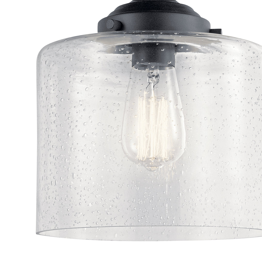 Kichler Canada - 44033BK - One Light Semi Flush Mount - Winslow - Black
