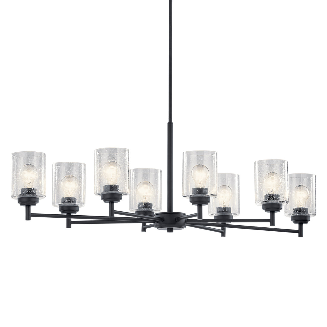 Kichler Canada - 44035BK - Eight Light Chandelier - Winslow - Black