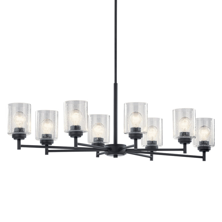 Kichler Canada - 44035BK - Eight Light Chandelier - Winslow - Black