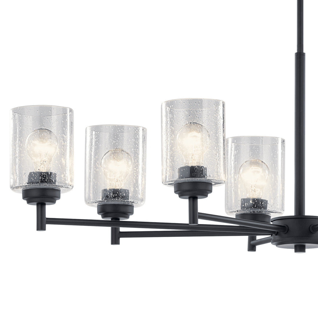 Kichler Canada - 44035BK - Eight Light Chandelier - Winslow - Black