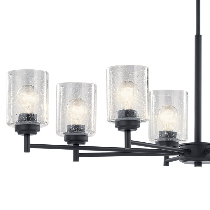 Kichler Canada - 44035BK - Eight Light Chandelier - Winslow - Black