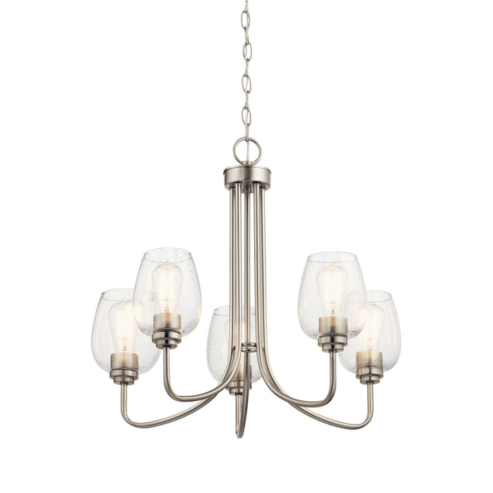 Kichler Canada - 44377NICS - Five Light Chandelier - Valserrano - Brushed Nickel